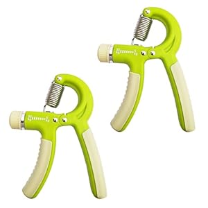 Strengthener Hand Grip 2 Pack Kid Boys Girls Teenager Strength Trainer Number Counter Forearm Finger Wrist Gripper Exerciser 5-30kg Adjustable Stretcher Squeezer Workout