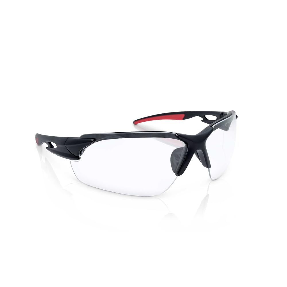 S72300 XP450 Premium Safety Glasses/Protective Eyewear - Clear Lens, Anti-Fog Coating, (K & N Rated) Soft Nose Piece (Qty 1)