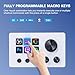 Basicolor Streaming Macro Keypad, Stream Controller Deck Gaming Shortcut Keyboard, with Customizable 6 LCD Shortcut Keys, 3 Buttons and 3 Knobs, Trigger Actions in OBS/Twitch/YouTube, Windows 10/Mac14.0(N3 White)