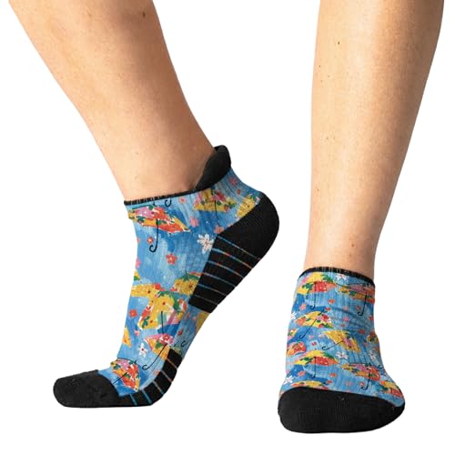 Image of Viasox Ankle Compression Socks for Women & Men, 14 mmHg Support Improves Circulation, Extra Cushioned