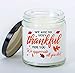 Thanksgiving Candle We are So Very Thankful for You, House Family Together Dinner Table Decoration, Thanksgiving Dinner Decoration, Thankful Fall Turkey Party Family Thankful Gift for Women