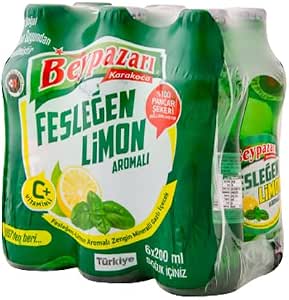 Beypazarı Fesleğen-Limonlu Maden Suyu (6x200ml)