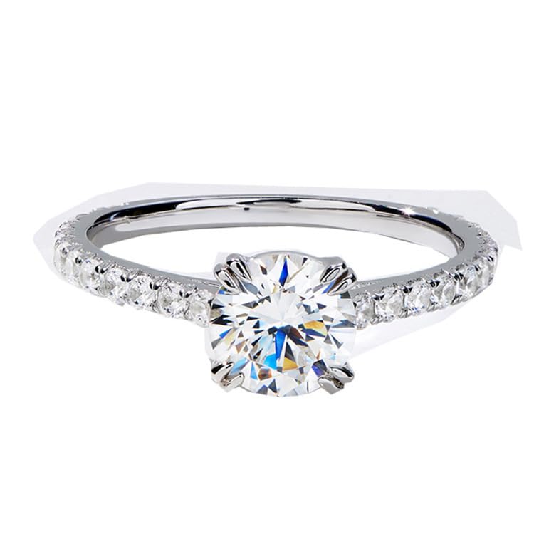 925 Sterling Silver Shining Brilliant Four Claw Diamond Ring Cut Cubic Zirconia Promise Ring CZ Diamond Ring Eternal Engagement Wedding Jewelry-Making-Patterns3