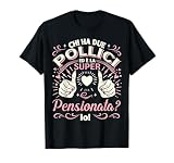 Super Pensionata Regali Divertenti Per Pensionata Donna Camiseta
