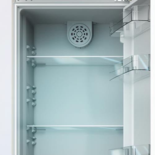 Miniatura 6 de Cecotec Frigorífico Combi 2 Puertas Retro De 300 L Bolero Coolmarket Combi Origin 300 Beige E. Altura 191,5 Cm Y 60 De Ancho, Control De Temperatura, Tirador Cromado Y Bandejas De Cristal, Beige