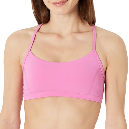 Image of Amazon Essentials Women's Active FormFlex Buttery Soft Light Support Y-Back Thin Strap Moisture Wicking Yoga Sports Bra