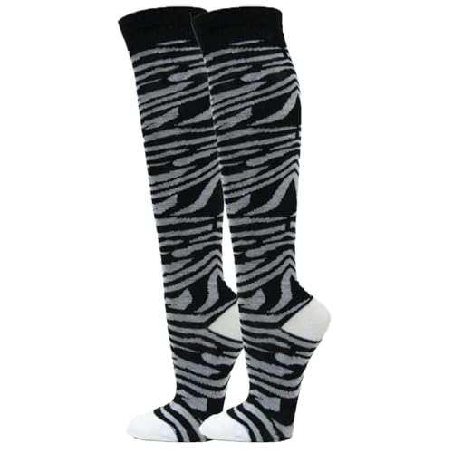 Image of SocksKnee Women Multi-Pack Colorful Variety Design Assorted Activewear Knee-High Stocking Socks, 9-11