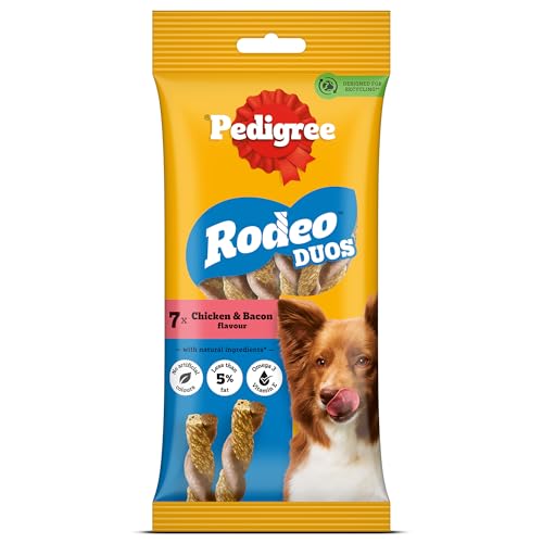 Pedigree Dog Treats Rodeo Duos with Chicken & Bacon 7 Chews