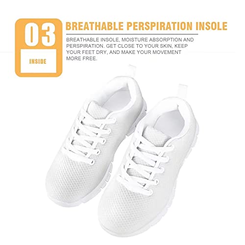 Yzaoxia Girls Tennis Sneakers Size 11-3 Lace Up Training Running Shoes Kids Walking Atheltic Shoes4