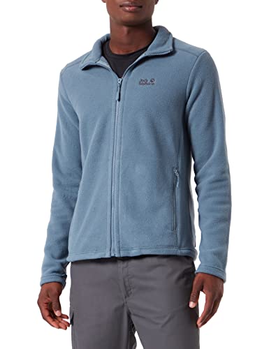 Chaqueta polar Hombre Jack Wolfskin Midnight Moon con cremallera regulable y tejido termorregulador