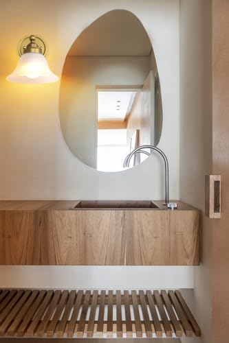 Image of HEQIQEH Vintage Battery Operated Wall Sconce with White Funnel Flared Frosted Glass Shade, Remote Control Dimmable Rechargeable Wall Lamp, Indoor Wall Light Fixture for Bedroom Living Room Bathroom