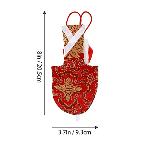 ULTECHNOVO-Bird-Parrot-Suit-Nappy-with-Bow-Red-Pet-Clothes-for-Parakeets-Cockatiels-Conures-Finches-Lovebird-L