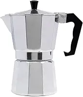 Cafeteira Italiana de Alumínio 1,4L com Alça – Moka para 6 Xícaras de Café, Preparo Rápido, Resistente, Ideal para Fogão