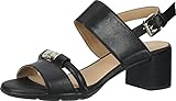 Revestimiento: Sintético Geox D Marykarmen Mid San Sandalias Mujer Negro 38 EU