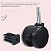 Caster Wheel Gas Grills/Stem Style Locking Swivel Caster 6414 306414 for Weber, Genesis, Summit, Silver, Spirit Gas Grills, Includes Insert (2 5/16