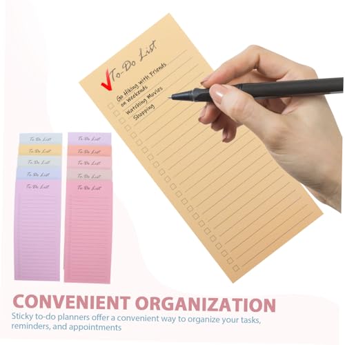 Bloc notes adhésifs ligné pour organiser les tâches de bureau au quotidien