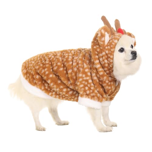 Disfraz de reno para perro tamaño L miniatura 6