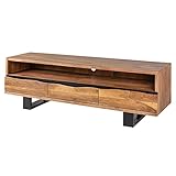fernsehschrank landhausstil Akazienholz ist eines der widerstandsfähigsten Hölzer weltweit, die lackierte Oberfläche betont die edle Struktur des Holzes besonders schön
