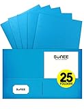 SUNEE Folders with Pockets(25...
