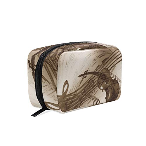 Preisvergleich Produktbild Reise-Kosmetiktasche Kosmetiktasche für Frauen Tragbare Kulturtasche für Mädchen Musik