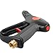 Atmozon Long Pressure Washer Spray Gun, Replacement Lance Extension Wand, Adjustable Length High Pressure Washer Gun, M22 14 Thread, M22 15 Coupler, 4000PSI