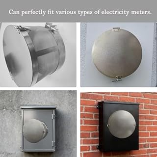 Smart Meter Cover E mf Blocker for Home WiFi Blocker Faraday Cage E mf Blockers for Home EMP Protection R F-R adiation S hield Guard Stainless Steel 304 Faraday Box Large E M F Protection