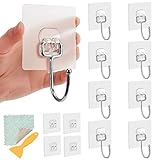 【Aceite impermeable y prevención anti -Rust y óxido】colgadores adhesivos adopta una estructura de metal de acero inoxidable, y el metal de acero inoxidable duradero colgador adhesivo es resistente a la corrosión. Además,ganchos de pared impermeable y aceite a prueba, alta y baja temperatura. La buena resistencia y sellado de adhesión de clavos adhesivos para pared aseguran que enganche pared adhesivo no se caiga incluso en el baño o la cocina. colgadores pared adhesivos no se oxidará en el baño.