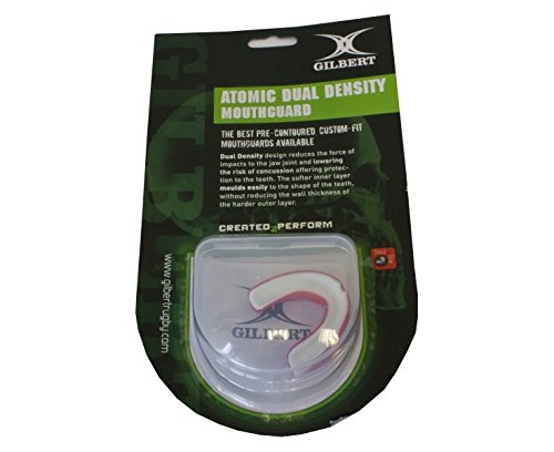 Gilbert Protège-Dents Orthodontie Rugby X Brace Dual Density - Noir/Bleu - Adulte - EVA Haute Performance