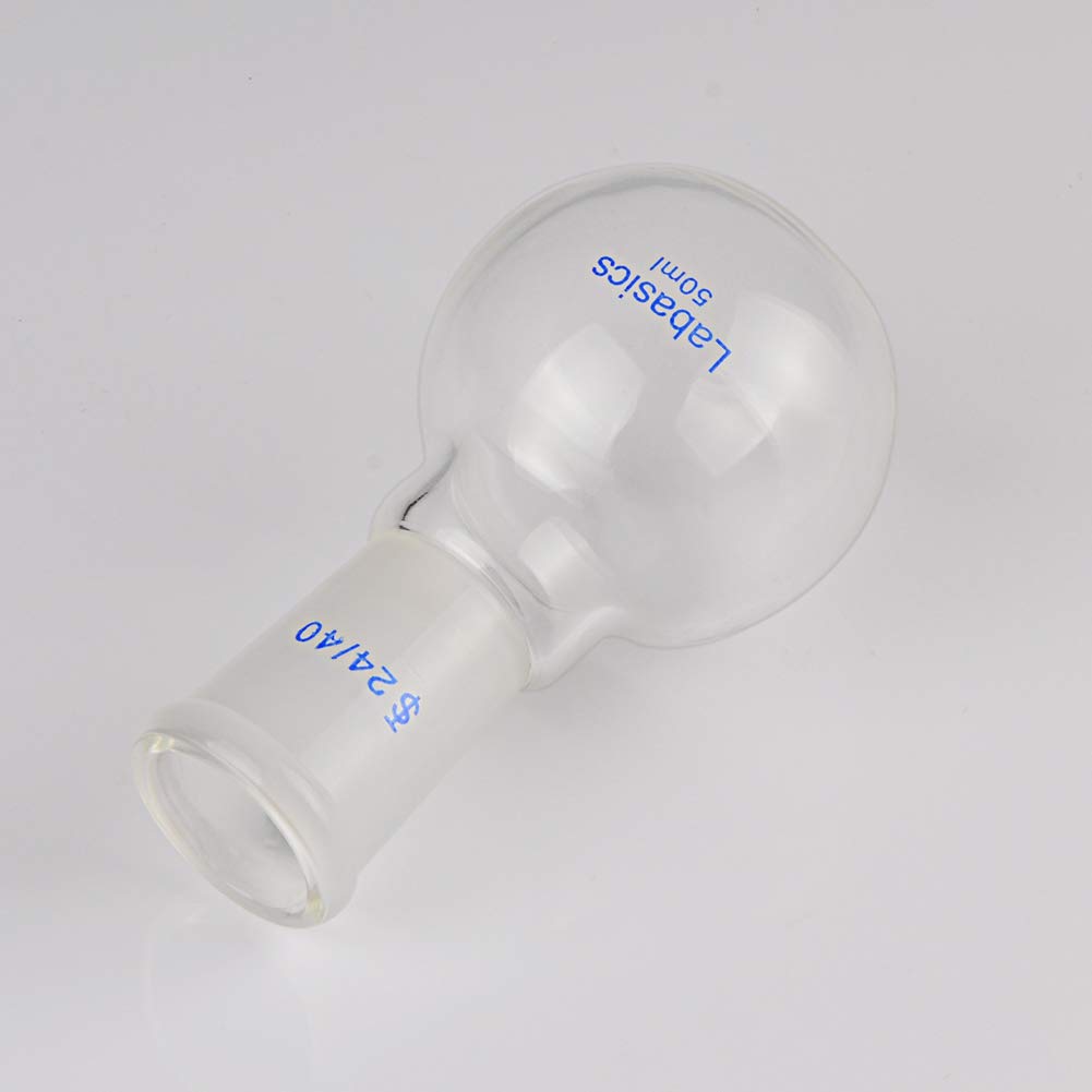 Labasics Glass 50ml Single Neck Flat Bottom Boiling Flask, with 24/40 Standard Taper Outer Joint, 50ml — Amazon image 5