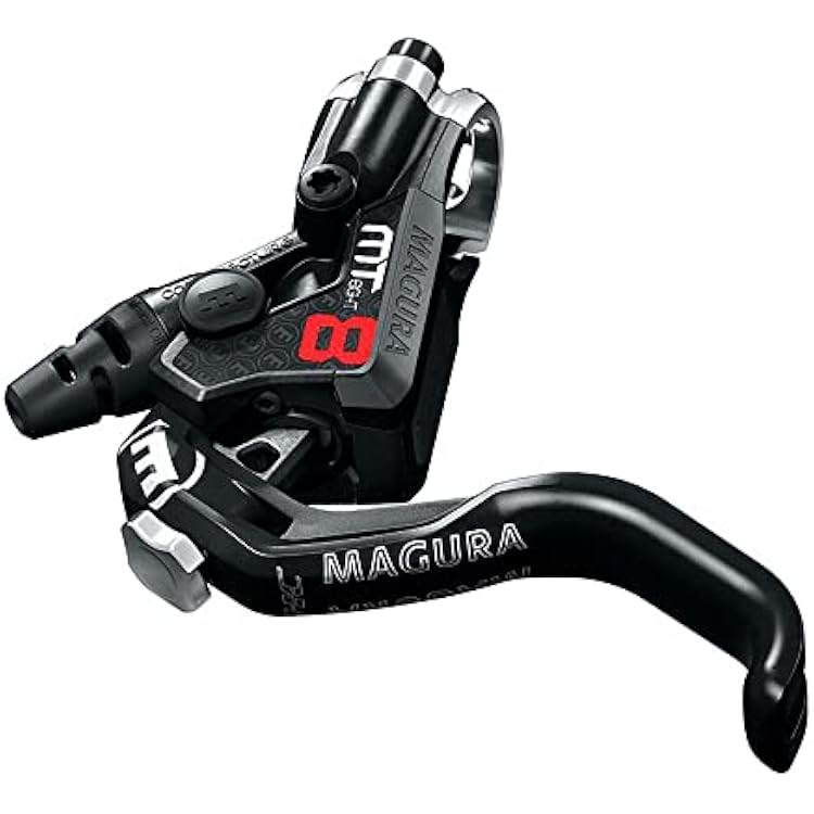 Magura MT8 Pro Disc Brake Master Cylinder Assembly, 1-Finger HC Lever with BAT Adjustment, Black