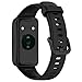 MOTONG Compatible with Huawei Band 8 Replacement Band - TPU Replacement Wrist Band Strap Compatible with Huawei Band 8/7/6 / Honor Band 7/6(TPU Black)