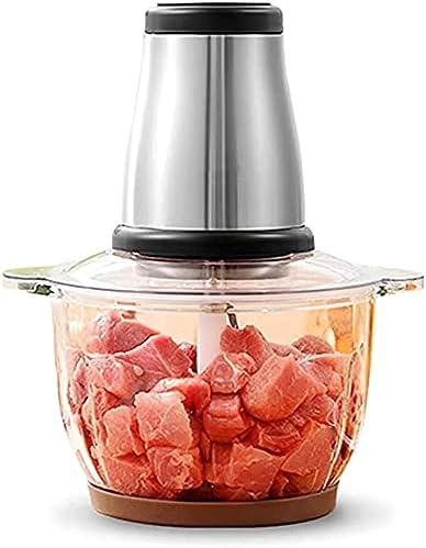 Amazon Co Jp フードプロセッサー チョッパー 電動 フードミキサー2l大容量 ワンタッチで砕く ミキサー チョッパー 4枚カッター300wハイパワー みじん切り器 使い易い ホーム キッチン