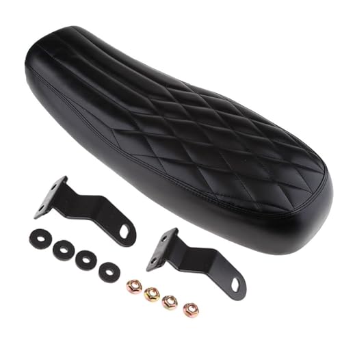Selle café racer noire 63cm pour remplacer une assise moto usée