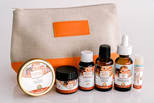 Image of Punkin Butt Gift Bag Set | teething oil ear drops chest rub diaper rash bubble bath lip balm