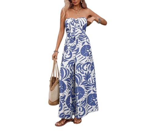 Mono de pierna ancha para mujer ideal para tus vacaciones de verano