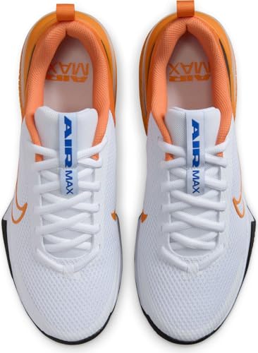 Image of Nike Air Max Alpha Trainer 6 Men's Workout Shoes (FQ1833-101, White /Hot Curry /Black /Light Curry) Size 9
