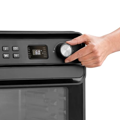 CASO Air fryer Chef 1700 - Freidora de Aire de 22 L con varios accesorios como asador giratorio y cesta para freír - 12 modos automáticos sin precalentamiento, hasta 230 °C y 120 min, 1700 W - negra - imagen 3