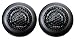 BZRK Audio SQ-T100 1 inch Silk Dome Tweeters Pair for Car Audio - 120 Watts Max Each - with Bass Blockers and Pods for Flush or Surface Mount