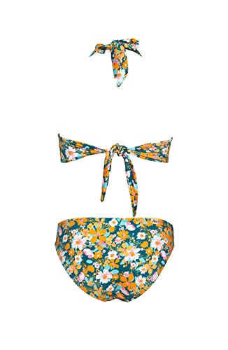 Hobie Girls' Halter Bikini Top and Hipster Bottom Swimsuit Set2