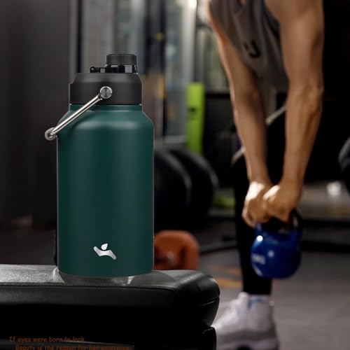 Image of Konokyo 87 oz Insulated Stainless Steel Water Bottle Jug with Handle