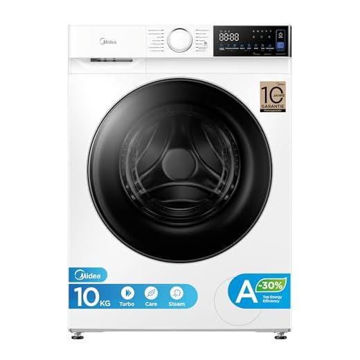 Midea Waschmaschine 10 kg EEK A-30% BLDC Inverter Motor weiß MFV5EW100WBA30