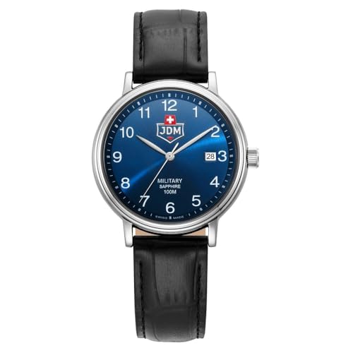 Montre analogique hommes bracelet acier inoxydable cadran classique JDM-WG026-03