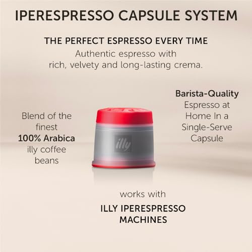 Image of illy Coffee IperEspresso Capsules, Colombia Single Origin Medium Roast Coffee Pods, 100% Arabica, Premium Italian Blend, 18 Count, 1 Pack