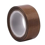 AIYUNNI Teflon Tape, (3/4-inch x 33 Feet x 0.18mm) PTFE Tape for Vacuum Sealer Machine, Hand Impulse Sealers Insulation PTFE Coated Fiberglass Adhesive Tape
