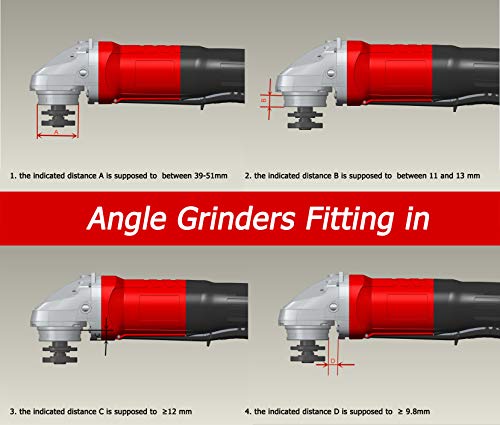Image of Expert Surface Grinding Dust Shroud for Angle Grinder, Universal 4.5 /5-Inch + Diamond grinding cup wheel Dt1701-125D