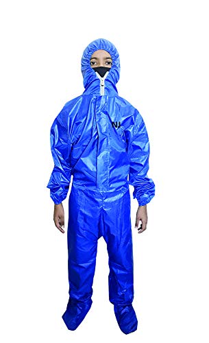 NJ Washable Reusable PPE Safety Soft Coverall with Shoe covers...