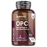 OPC Extrait de Pépins de Raisin Français (French Grapeseed Extract) - 240 Gélules Vegan po...