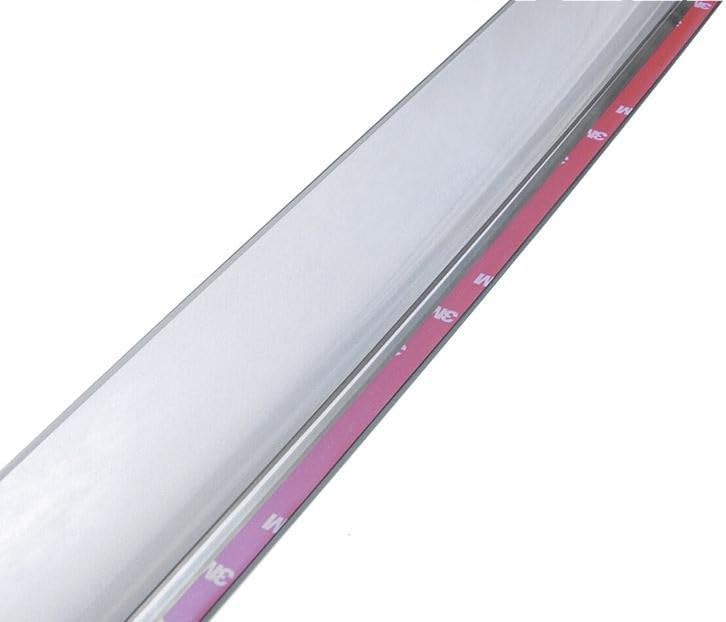 WellVisors Window Visors Wind Deflectors Compatible with Audi 2007-2015 Q7 with Chrome Trim Rain Guards 3-847AU002
