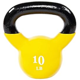 Sporzon! All-Purpose Color Vinyl Coated Kettlebell