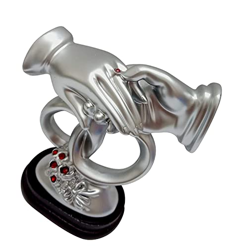 Goldiluxe-Resin-Couple-Miniature-Figurine-Couple-Gift-Showpiece-Silver-10x-8X-6-cm-Valentine-Gift-Couple-Gift